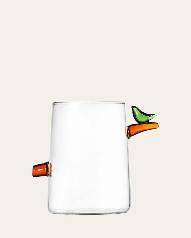 Birds Long Drink Green Bird Decorative Accent